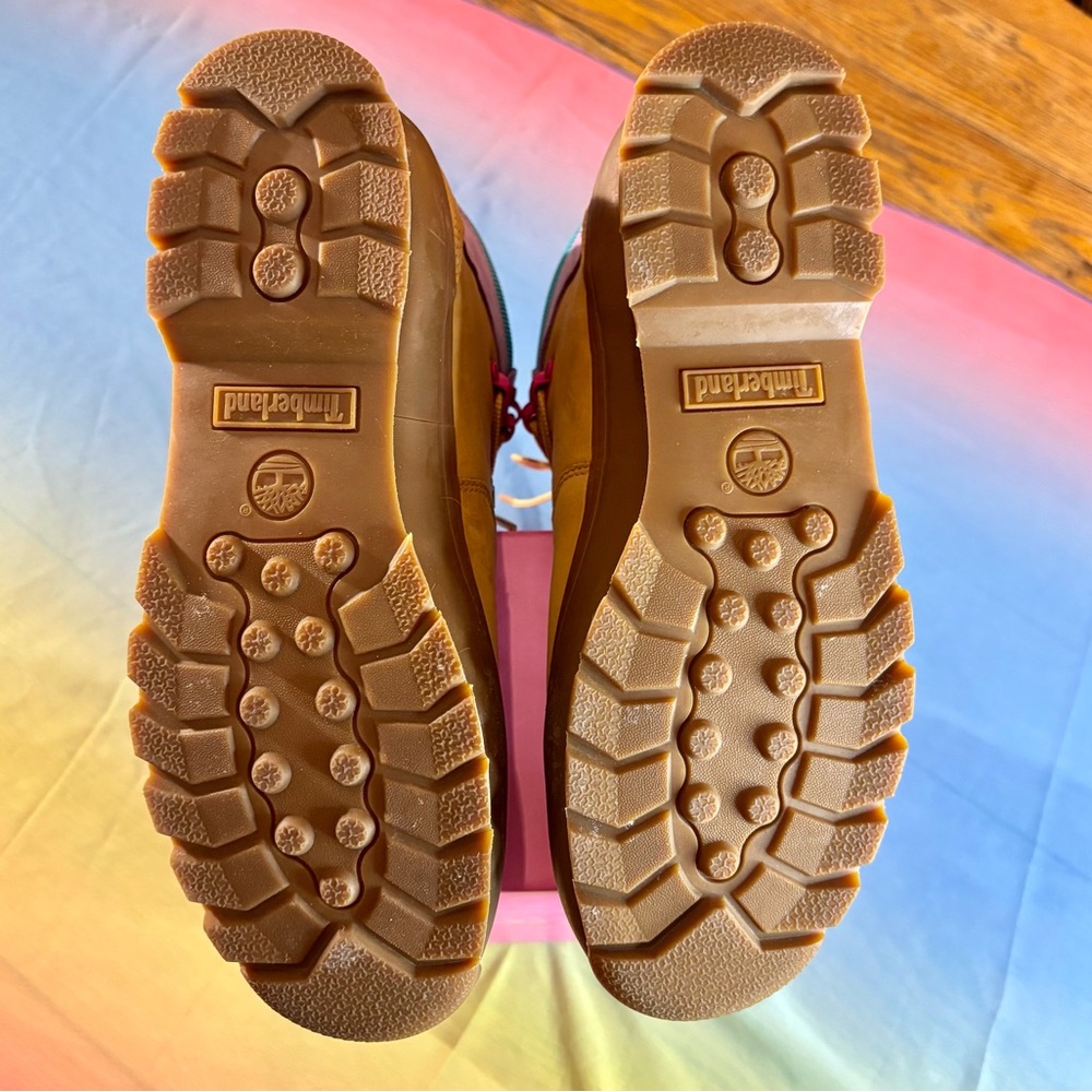 Timberland Euro Waterproof Hiker Boot In Wheat Nubuck Leather Size 10 Womenโs ๐ - Picture 11 of 16